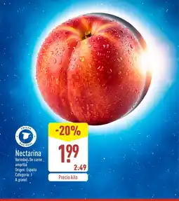 ALDI Nectarina oferta