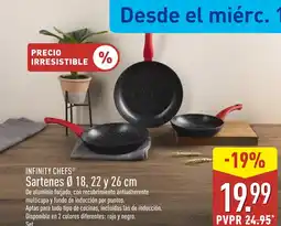 ALDI INFINITY CHEFS Sartenes oferta