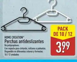 ALDI HOME CREATION Perchas antideslizantes oferta