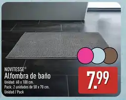 ALDI NOVITESSE Alfombra de baño oferta
