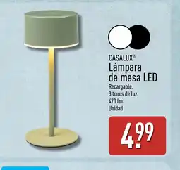 ALDI CASALUX Lámpara de mesa LED oferta
