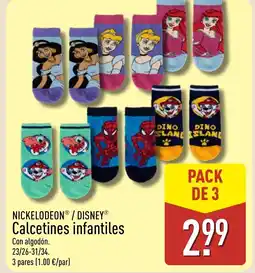 ALDI NICKELODEON / DISNEY Calcetines infantiles oferta