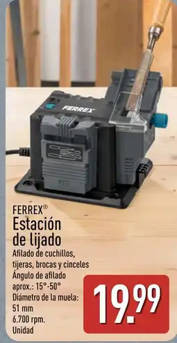 ALDI FERREX Estación de lijado oferta