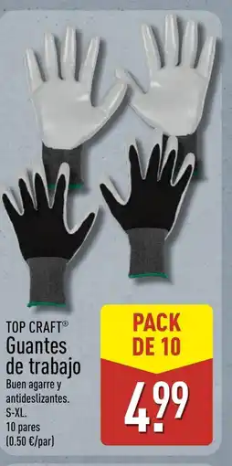 ALDI TOP CRAFT Guantes de trabajo oferta
