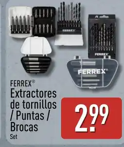 ALDI FERREX Extractores de tornillos / Puntas / Brocas oferta