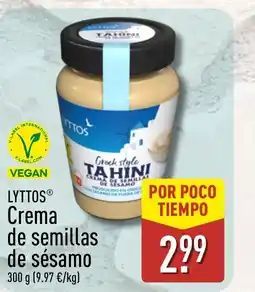 ALDI LYTTOS Crema de semillas de sésamo oferta