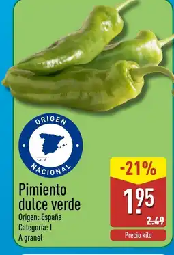 ALDI Pimiento dulce verde oferta
