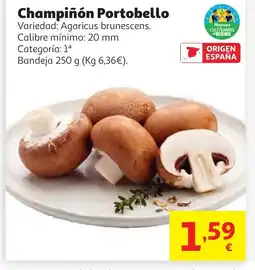Alcampo Champiñón Portobello oferta