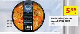 Alcampo ROYAL CHEF Paella mixta o arroz negro oferta