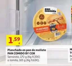 Alcampo PAN COMIDO BY COR Planchado en pan de mollete oferta