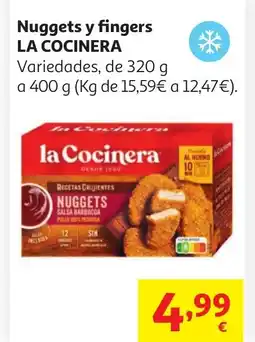 Alcampo LA COCINERA Nuggets y fingers oferta