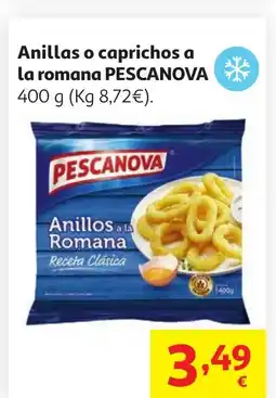 Alcampo PESCANOVA Anillas o caprichos a la romana oferta
