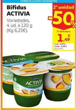 Alcampo ACTIVIA Bifidus oferta