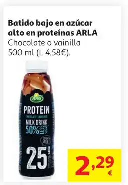 Alcampo ARLA Batido bajo en azúcar alto en proteínas oferta