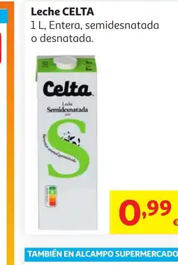 Alcampo CELTA Leche oferta