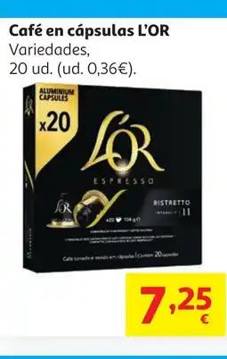 Alcampo L'OR Café en cápsulas oferta