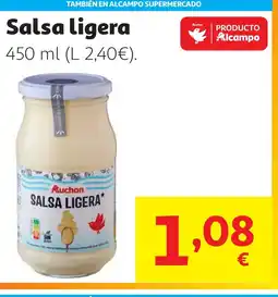 Alcampo Salsa ligera oferta