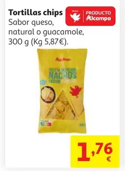 Alcampo Tortillas chips oferta