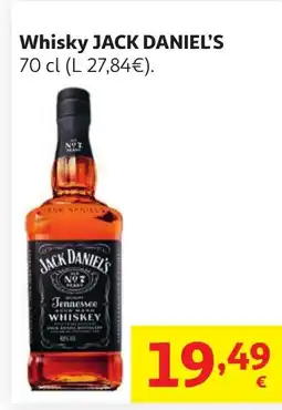 Alcampo JACK DANIEL'S Whisky oferta