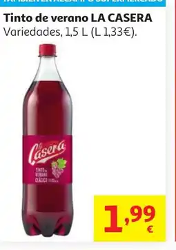 Alcampo LA CASERA Tinto de verano oferta