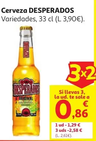Alcampo DESPERADOS Cerveza oferta