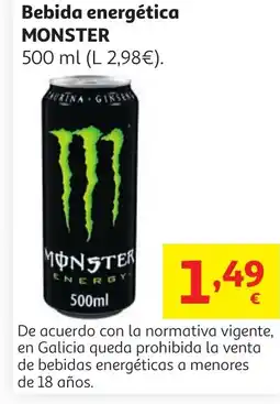 Alcampo MONSTER Bebida energética oferta