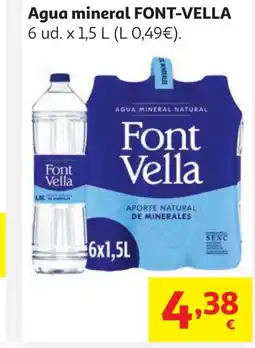 Alcampo FONT-VELLA Agua mineral oferta