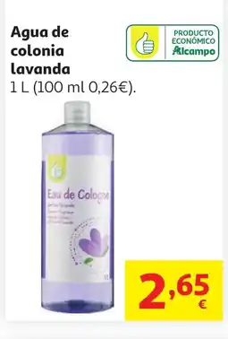 Alcampo Agua de colonia Lavanda oferta