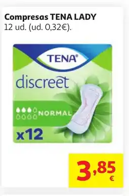 Alcampo TENA LADY Compresas oferta