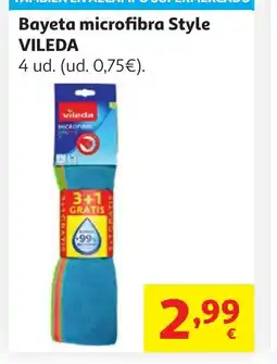 Alcampo VILEDA Bayeta microfibra Style oferta