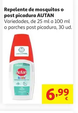 Alcampo AUTAN Repelente de mosquitos o post picadura oferta