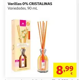 Alcampo CRISTALINAS Varillas 0% oferta