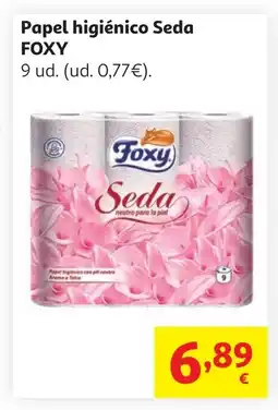 Alcampo FOXY Papel higiénico Seda oferta