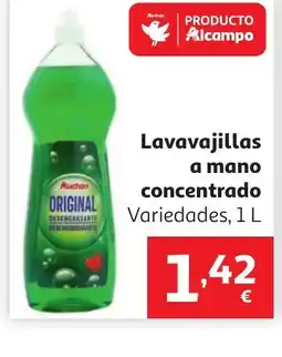 Alcampo Lavavajillas a mano concentrado oferta