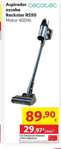 Alcampo CECOTEC Aspirador escoba Rockstar RS50 oferta