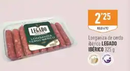 Supermercados Deza LEGADO IBÉRICO Longaniza de cerdo ibérico oferta