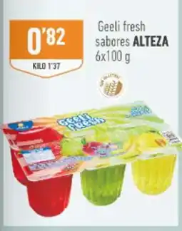 Supermercados Deza ALTEZA Geeli fresh sabores oferta