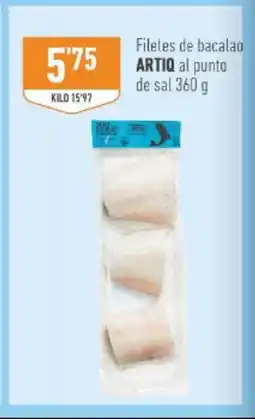 Supermercados Deza ARTIQ Filetes de bacalao oferta
