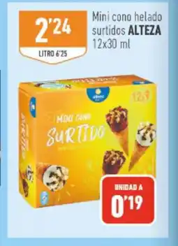 Supermercados Deza ALTEZA Mini cono helado surtidos oferta
