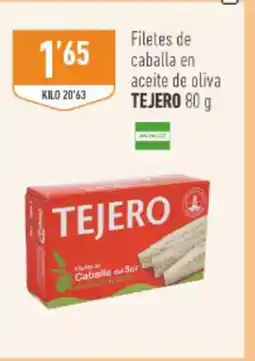 Supermercados Deza TEJERO Filetes de caballa en aceite de oliva oferta