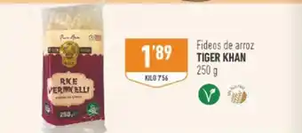 Supermercados Deza TIGER KHAN Fideos de arroz oferta