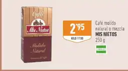 Supermercados Deza MIS NIETOS Café molido natural o mezcla oferta
