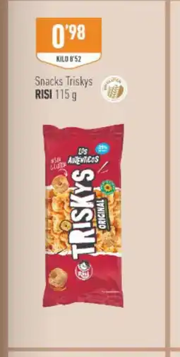 Supermercados Deza RISI Snacks Triskys oferta