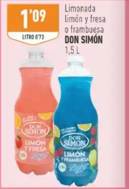 Supermercados Deza DON SIMÓN Limonada limón y fresa o frambuesa oferta