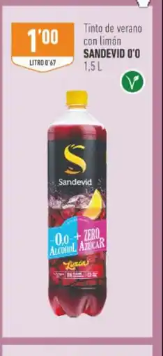 Supermercados Deza SANDEVID 0'0 Tinto de verano con limón oferta