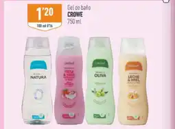 Supermercados Deza CROWE Gel de baño oferta
