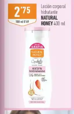 Supermercados Deza NATURAL HONEY Loción corporal hidratante oferta