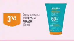 Supermercados Deza AGRADO Crema protectora solar FPS-50 oferta