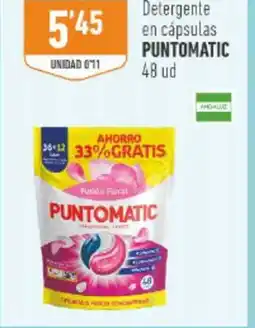 Supermercados Deza PUNTOMATIC Detergente en cápsulas oferta