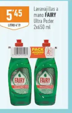 Supermercados Deza FAIRY Lavavajillas a mano Ultra Poder oferta